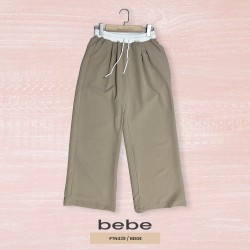 PANTALON DE VESTIR WIDE LEG PTN439 BEBE / CAFE CLARO