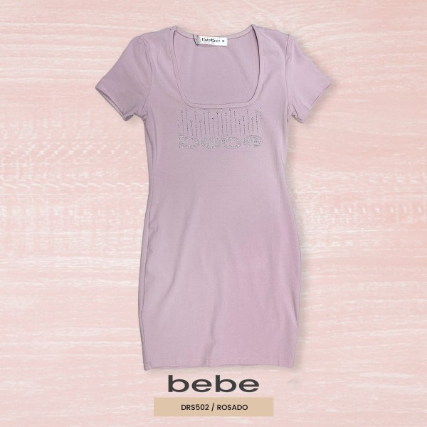 VESTIDO CORTO DRS502 BEBE ROSADO