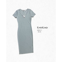 VESTIDO LARGO BBDRS511 BEBE CELESTE
