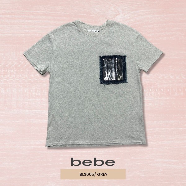 BLUSA MODA BEBE BLS605 /GRIS HEATHER LIGHT