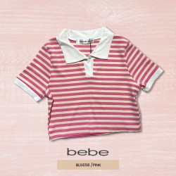 BLUSA MODA CROP TOP BEBE BLS658 / ROSADO