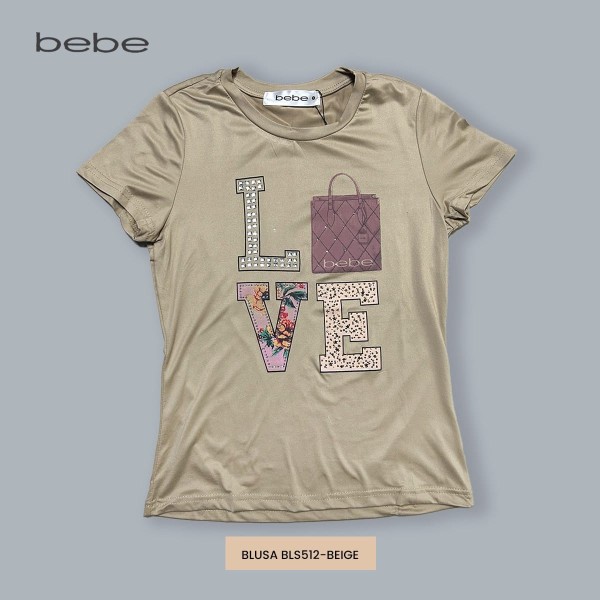 BLUSA MODA BEBE BLS512 BEIGE