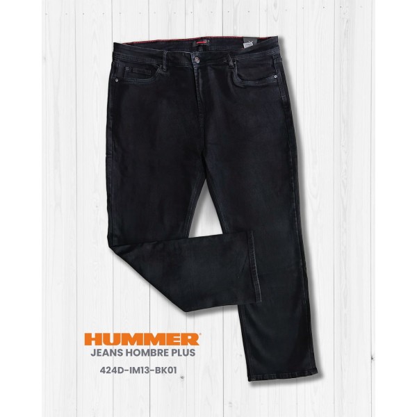 JEANS PLUS SIZE HUMMER / NEGRO