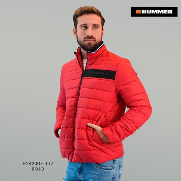 CHUMPA IMPERMEABLE HUMMER 07-117 ROJO
