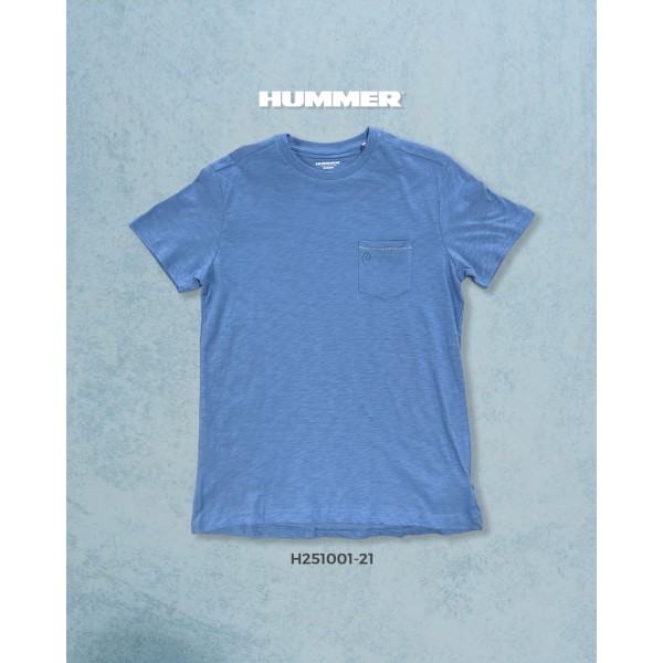 PLAYERA MODA HUMMER H251001-21 S CELESTE