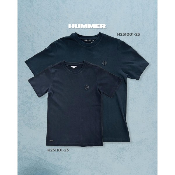PLAYERA MODA OVERSIZE HUMMER H251001-23BK S NEGRO
