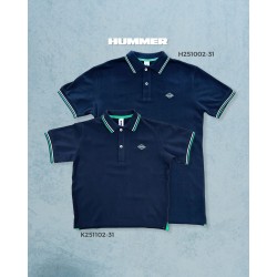 PLAYERA POLO HUMMER S H251002-31 AZUL MARINO