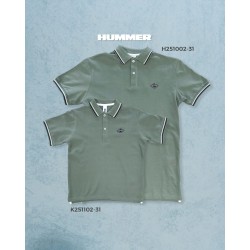 PLAYERA POLO HUMMER 2XL H251002-31 VERDE OLIVO
