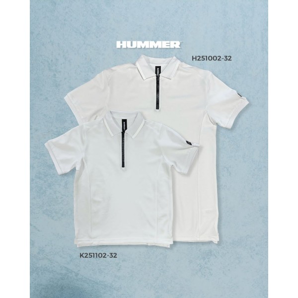 PLAYERA POLO HUMMER M H251002-32 BLANCO