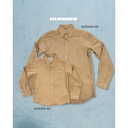 CAMISA ML HUMMER H251004-63 CARAMELO