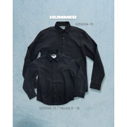 CAMISA ML HUMMER H25100470 NEGRO