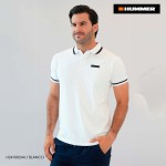 PLAYERA POLO HUMMER 244 BLANCO