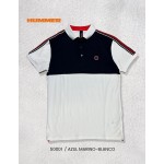 PLAYERA POLO HUMMER 254 AZUL MARINO / BLANCO