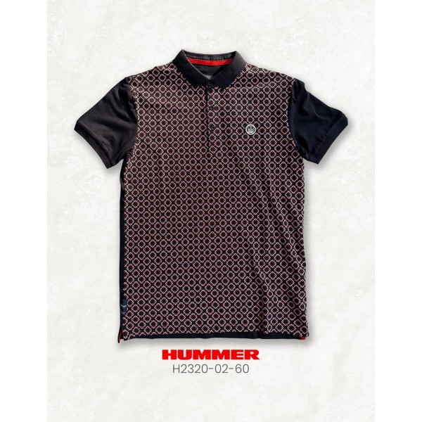 PLAYERA POLO HUMMER H232002-60 / NEGRO DISEÑOS