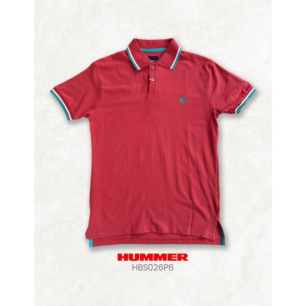 PLAYERA POLO HUMMER HBS026P6 / GERANIO