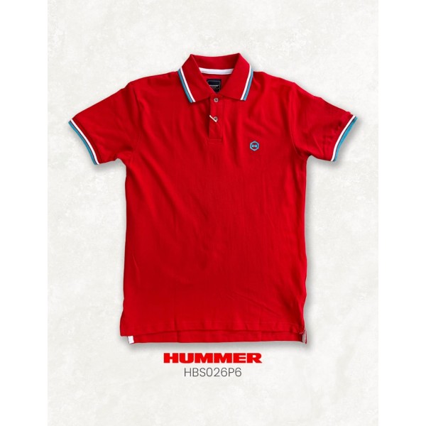 PLAYERA POLO HUMMER HBS026P6 / NARANJA