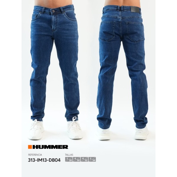 JEANS HUMMER REGULAR FIT SKINNY 313IM13DB04  
