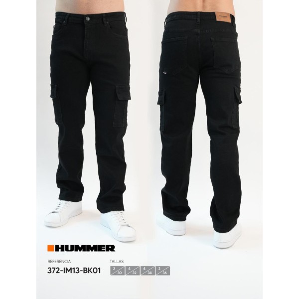 JEANS HUMMER RELAXED FIT CARGO 372IM13BK01 