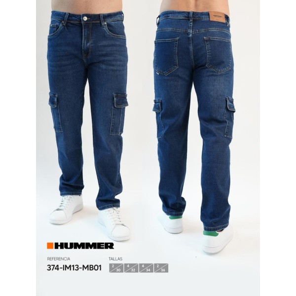 JEANS HUMMER RELAXED FIT CARGO 374IM13MB01 