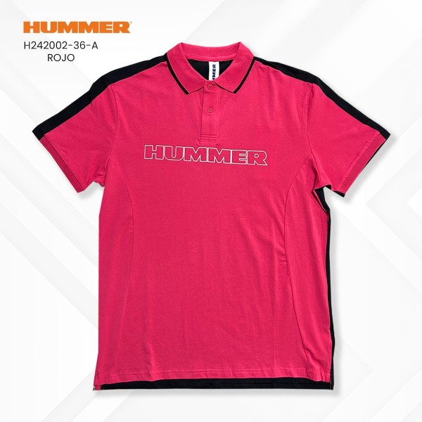 PLAYERA POLO HUMMER 236A GERANIO