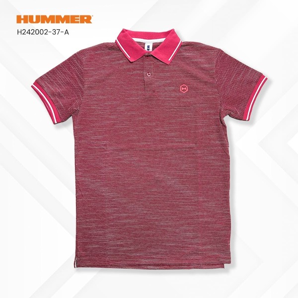 PLAYERA POLO HUMMER 0237A GERANIO