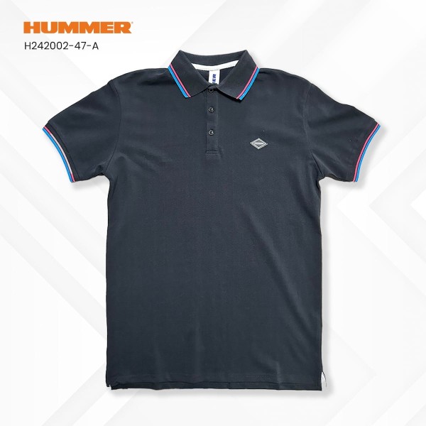 PLAYERA POLO HUMMER 0247A NEGRO