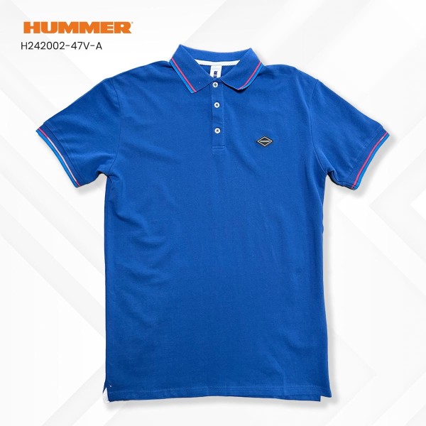 PLAYERA POLO HUMMER 0247A AZUL ROYAL