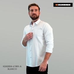 CAMISA ML HUMMER 0461WH BLANCO