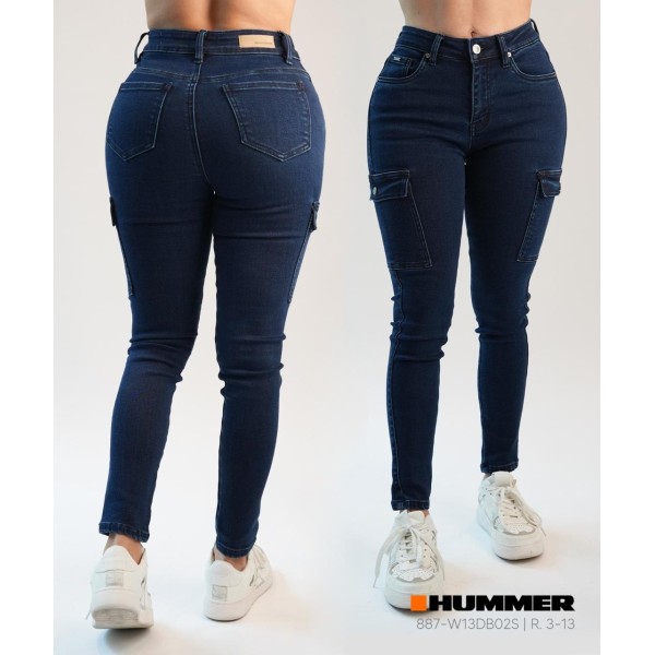 JEANS HUMMER SKINNY CARGO 887W13DB02S 