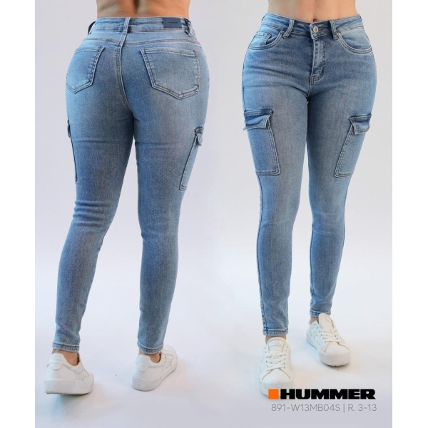 JEANS HUMMER SKINNY CARGO 891W13MB04S  