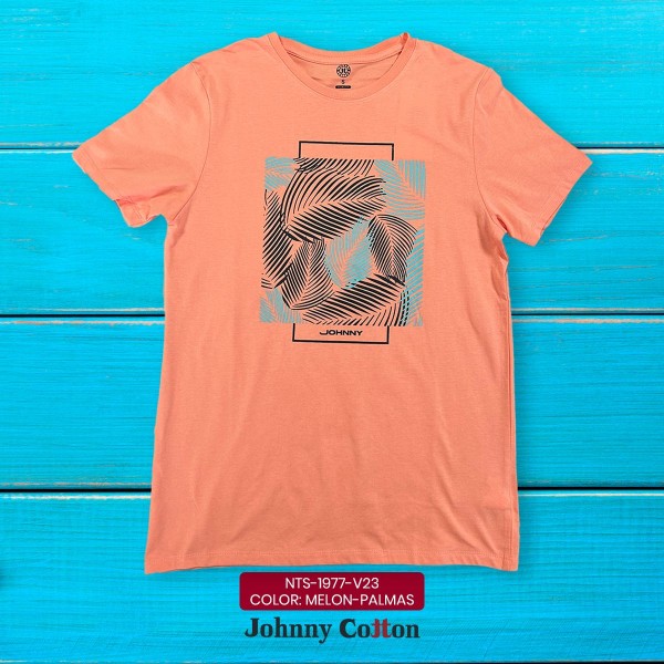 PLAYERA MODA  JC  / MELON/PALMAS