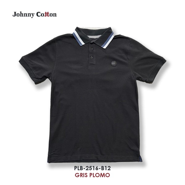 PLAYERA POLO JC PLB-2516-B12 GRIS PLOMO