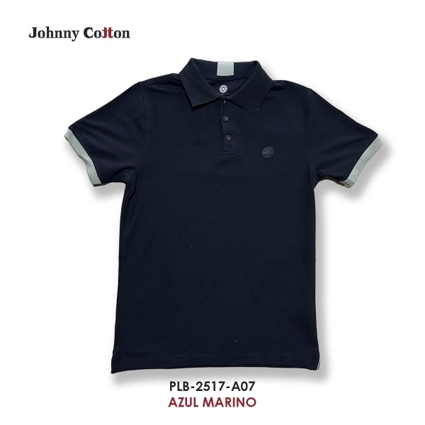 PLAYERA POLO JC PLB-2517-A07  AZUL MARINO