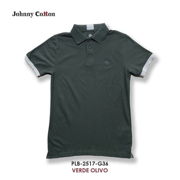 PLAYERA POLO JC PLB-2517-G36 VERDE OLIVO