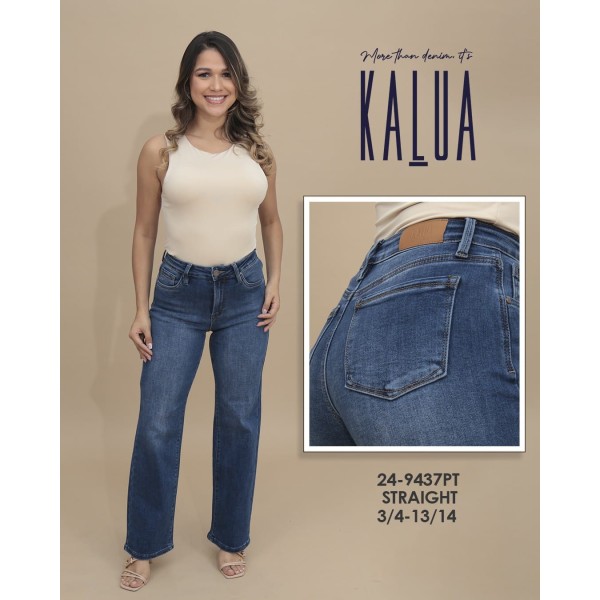 JEANS DAMA STRAIGHT PETITE KALUA 