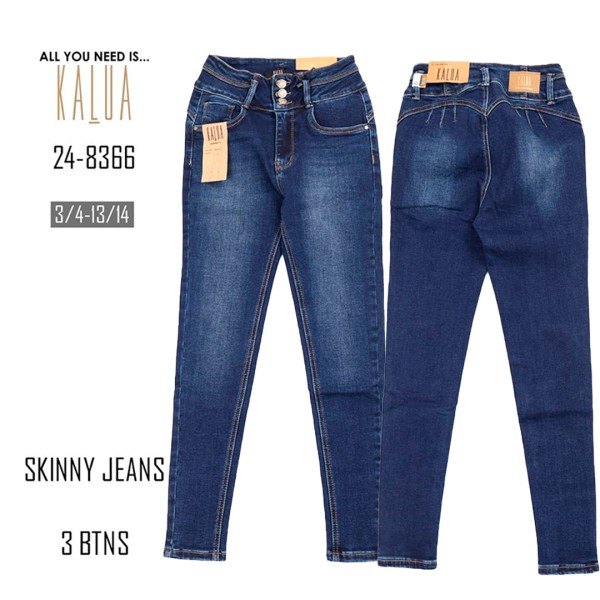 JEANS DAMA SKINNY/COLOMBIANO 24-8366 KALUA T0