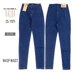 JEANS DAMA SKINNY CINTURA AVISPA 25-7971 KALUA T0