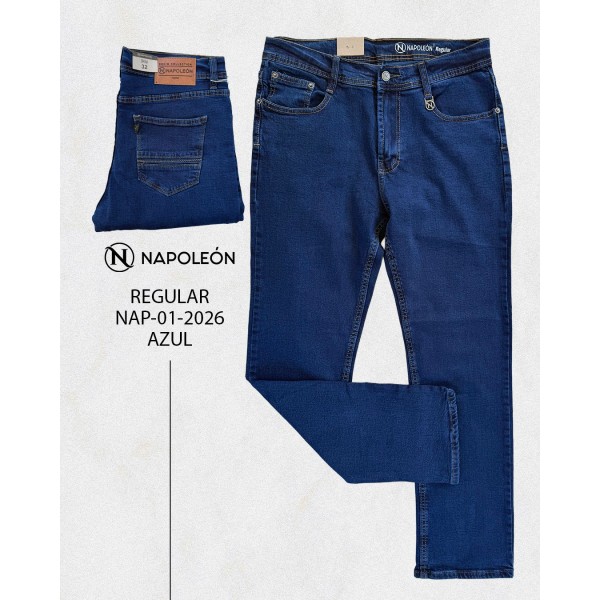 Jeans Napoleon Regular 01-2026 / Azul
