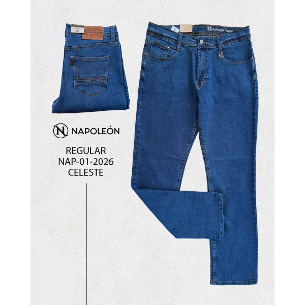 Jeans Napoleon Regular 01-2026 / Celeste