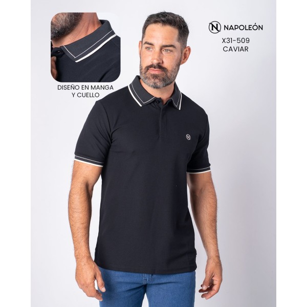 Polo Premium Napoleón X31-509-BL CAVIAR