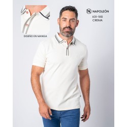 Polo Premium Napoleón X31-510-CM S CREMA