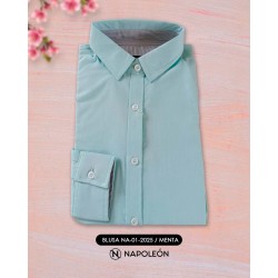 Blusa Napoleon M/L 01-2025 / Menta