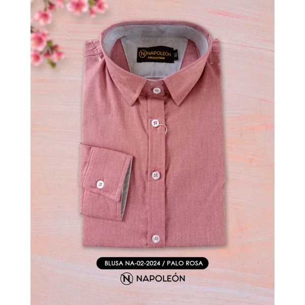 Blusa Napoleon M/L 02-2024 / Palo Rosa