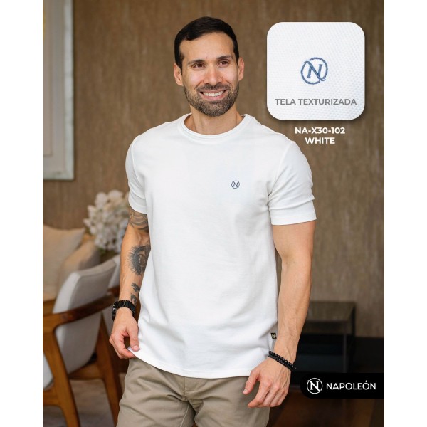PLAYERA NAPOLEON 102-WH WHITE