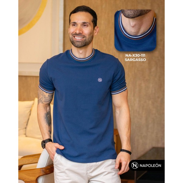 PLAYERA NAPOLEON 111-BU SARGASSO