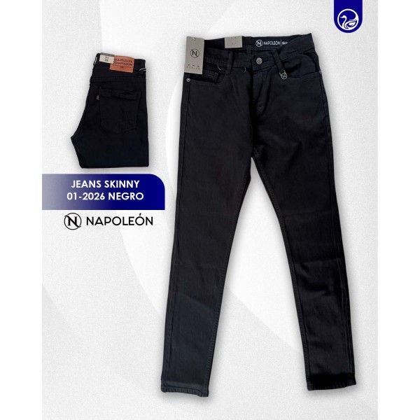 Jeans Napoleon Skinny 01-2026 / Negro