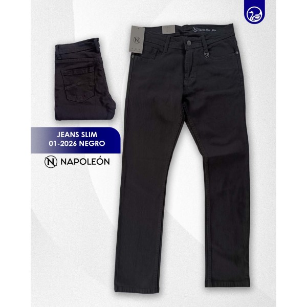 Jeans Napoleon Slim 01-2026 / Negro