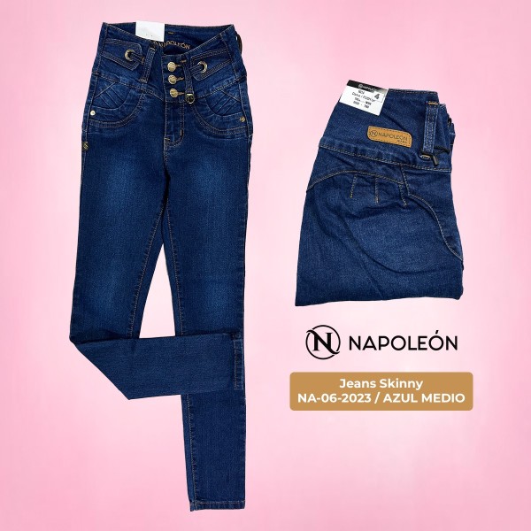Pantalon colombiano Napoleon Azul medio