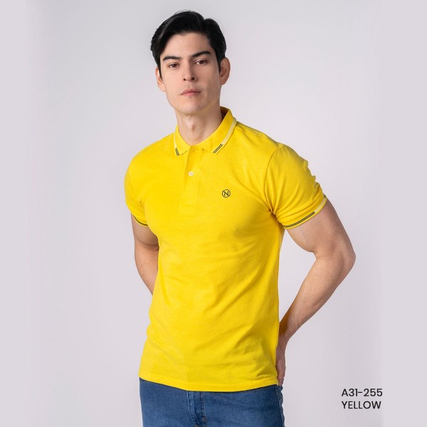 PLAYERA POLO PREMIUM NA-A31-255 YELLOW