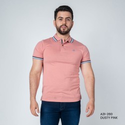 PLAYERA POLO PREMIUM NA-A31-260 DUSTY PINK
